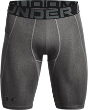 mens Ua Hg Armour Lng Shorts (pack of 1) - Carbon Heather / Black