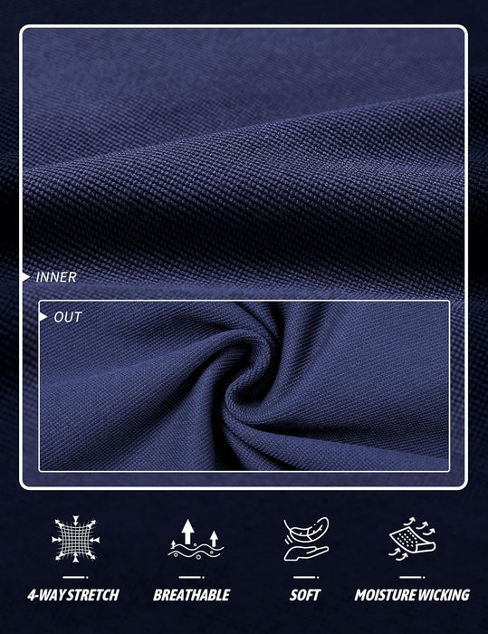 Men's Athletic Gym Shorts with Zipper Pockets 5.5" Elastic Waist Casual Cotton Sweat Short Pants for Pajama Jogger Sport