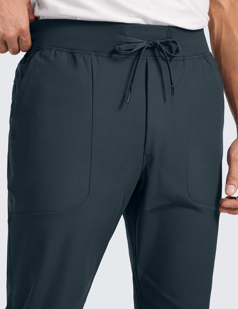 CRZ YOGA All Day Comfy Golf Joggers Pants for Men 30'' Quick Dry Lightweight Stretch Work Casual Joggers with Pockets