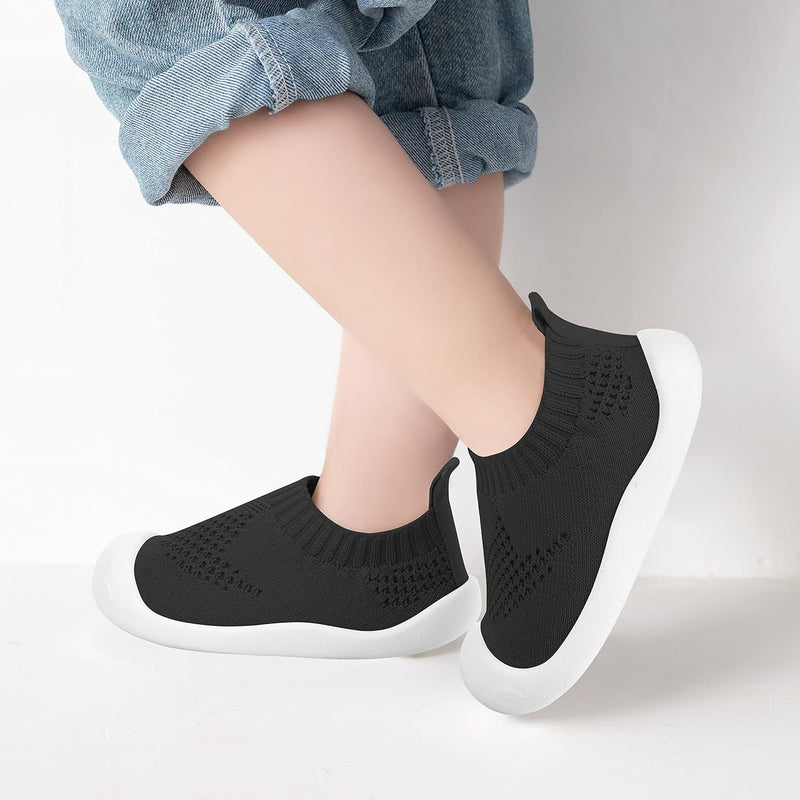 Baby Toddler Non-Skid Sock Shoes Indoor Slipper Breathable Cotton Mesh Lightweight Sole Infant Boy Girls Kids Children