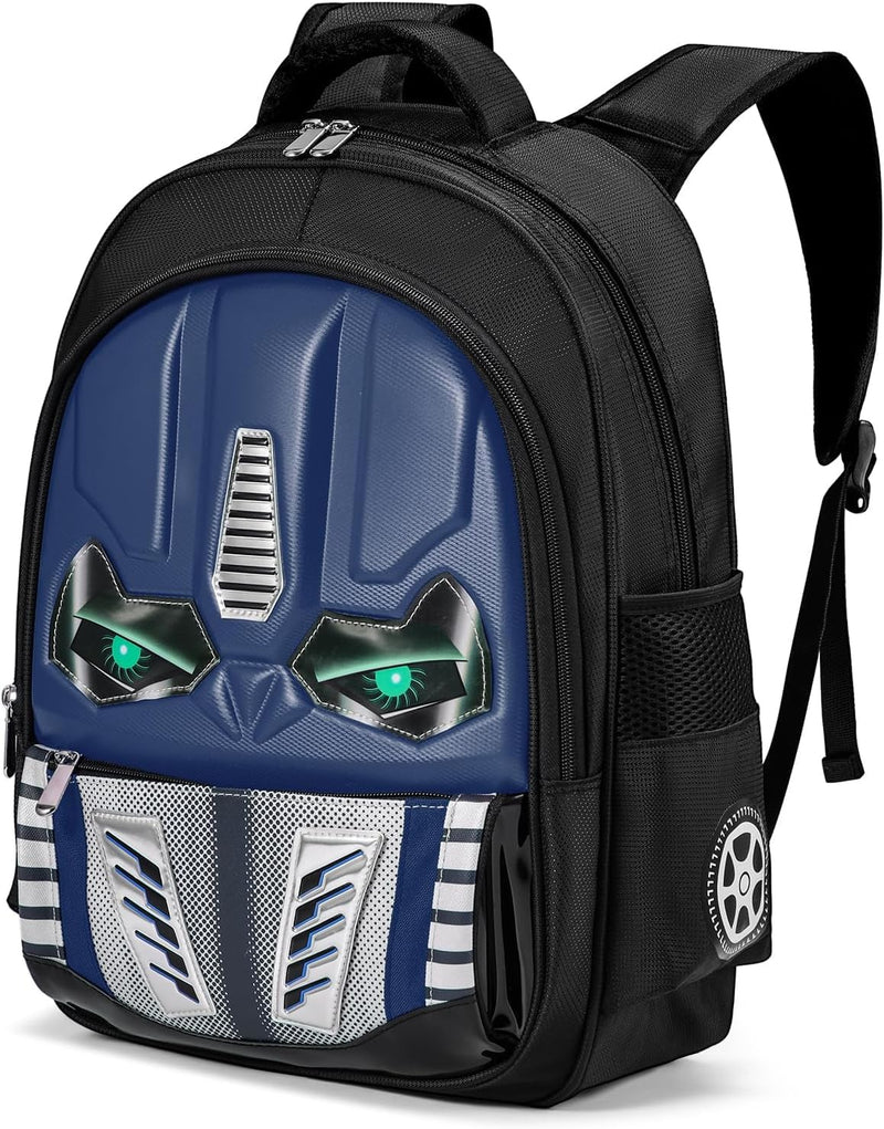 Ybaier Kids Backpack for School, Child Boys Bookbag, Kindergarten Elementary Toddler Bag Gift Ideas (Blue)