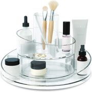 GLAM COSMETIC ORGANIZER WHT/GRY - Clear regular