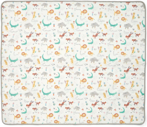 Mamas & Papas Splash Mat for Highchairs, Practical and Wipe Clean Mat to Catch Dinner Time Spills, Jungle Alphabet