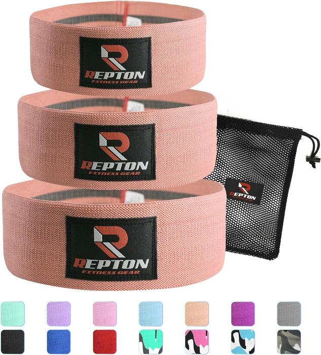 3 Sets Resistance Bands | Glutes, Hips and Legs Exercise Band | Ideal for Home Gym Fitness, Yoga, Pilates & Workout | Women and Men Non-Slip Booty Band | Physio Resistant Loop