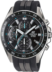 Edifice EFV-550P-1AVUEF Men's Solid Stainless Steel Case and Resin Strap Watch Strap