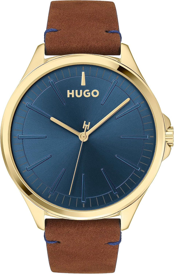 SMASH Men Watch, Analog - Blue / Brown
