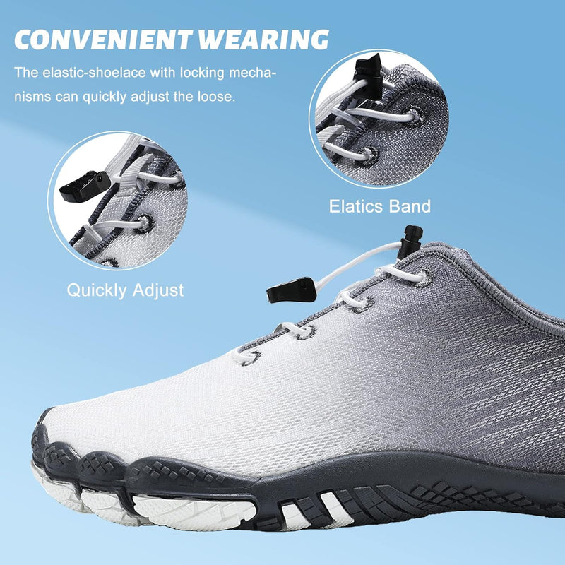 SYKT Water Shoes Mens Womens Quick-Dry Non-Slip Soft Barefoot Swimming Shoes Aqua Sports Outdoor Beach Surfing Diving Hiking Yoga Shoes
