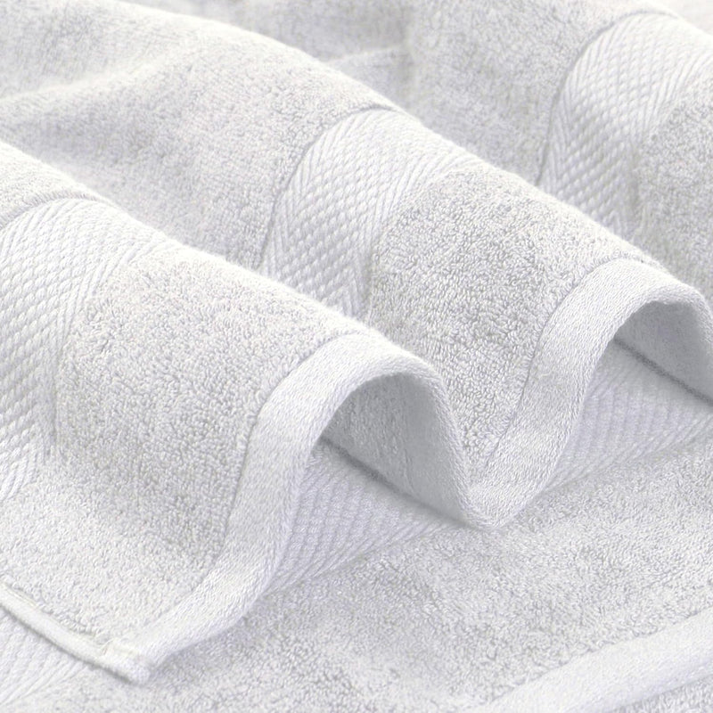 Topify Premium Cotton Towels Set | Ultra Soft Towels 600 GSM | 2 Bath Towels 2 Hand Towels 4 Washcloths | Soft Feel, Quick Dry, Highly Absorbent Durable Towels, (Charcoal, 8 Pcs Set)
