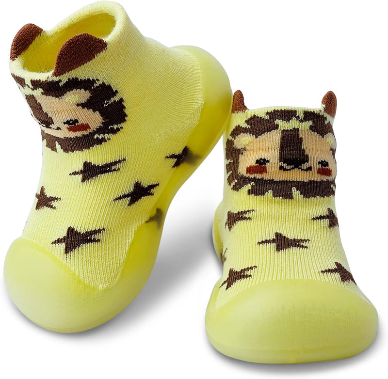 Dookeh Baby Sock Shoes Boys Girls First Walking Shoes Non-Slip Slippers Soft Sole Sneakers Toddler Infant Babygirl