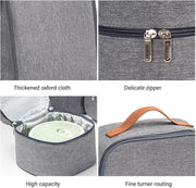 Lunch Box for Kid Boys Girls Teen Adult, Waterproof Reusable Lunch Bag, Large Capacity Insulated Lunch Bag Reusable Lunch Bags Lunch Tote Bag for Office School Picnic