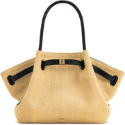 Women's Hana Medium Tote Bag - Brown Straw
