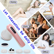 Cellulite Massager - Cordless Handheld Full Body Sculpting Machine Vibrating Heated Lymphatic Massage with 6 Modes, Valentine's Day Gift