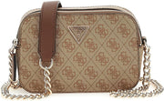 Womens Noelle Camera Crossbody Handbag - Latte