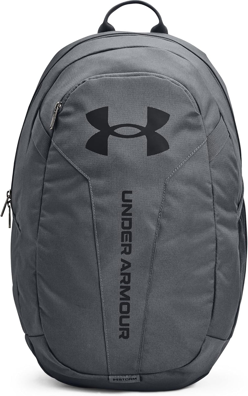 unisex-adult UA Hustle Lite Backpack Bag pack UA Hustle Lite Backpack - Pitch Gray / Pitch Gray / Black