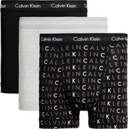 Men (Pack of 3) Trunks (pack of 3) - BLACK/GREY HEATHER/SUBDUED LOGO