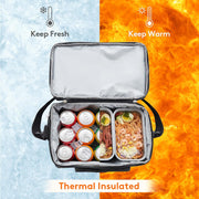 Insulated Cooler Bag, 32/48 Can Large Leakproof Beach Cooler, Lightweight Portable Double Layer Soft-Sided Travel Ice Chest for Camping, Kayaking, Road Trips, Grocery Shopping