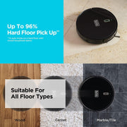 BLACK+DECKER Robotic Vacuum Cleaner and Mop, Alexa Enabled, 2150 Pa Suction, 120 Min Runtime, Self-Charging, Smart App Control, Visual Mapping, Black - BRVA425B00-B5