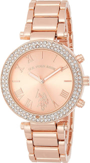 USC40170 Women Quartz Rose Gold-Toned Dress Watch