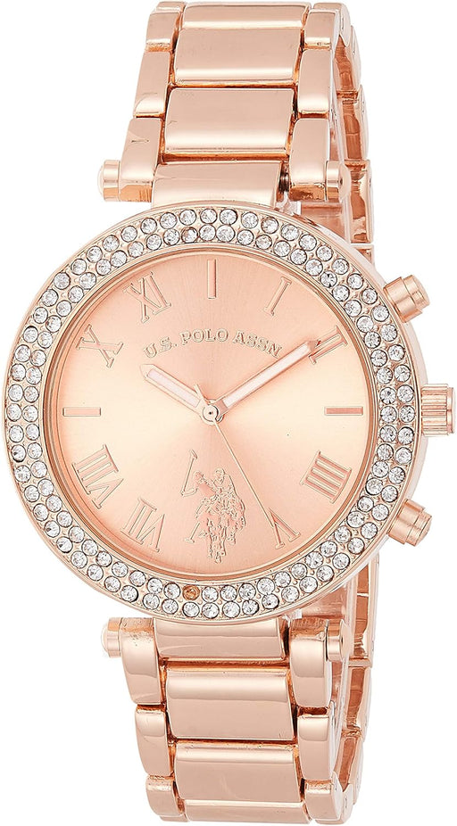 USC40170 Women Quartz Rose Gold-Toned Dress Watch