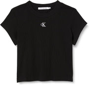 Womens S/S T-Shirt Classic - Black (Black)