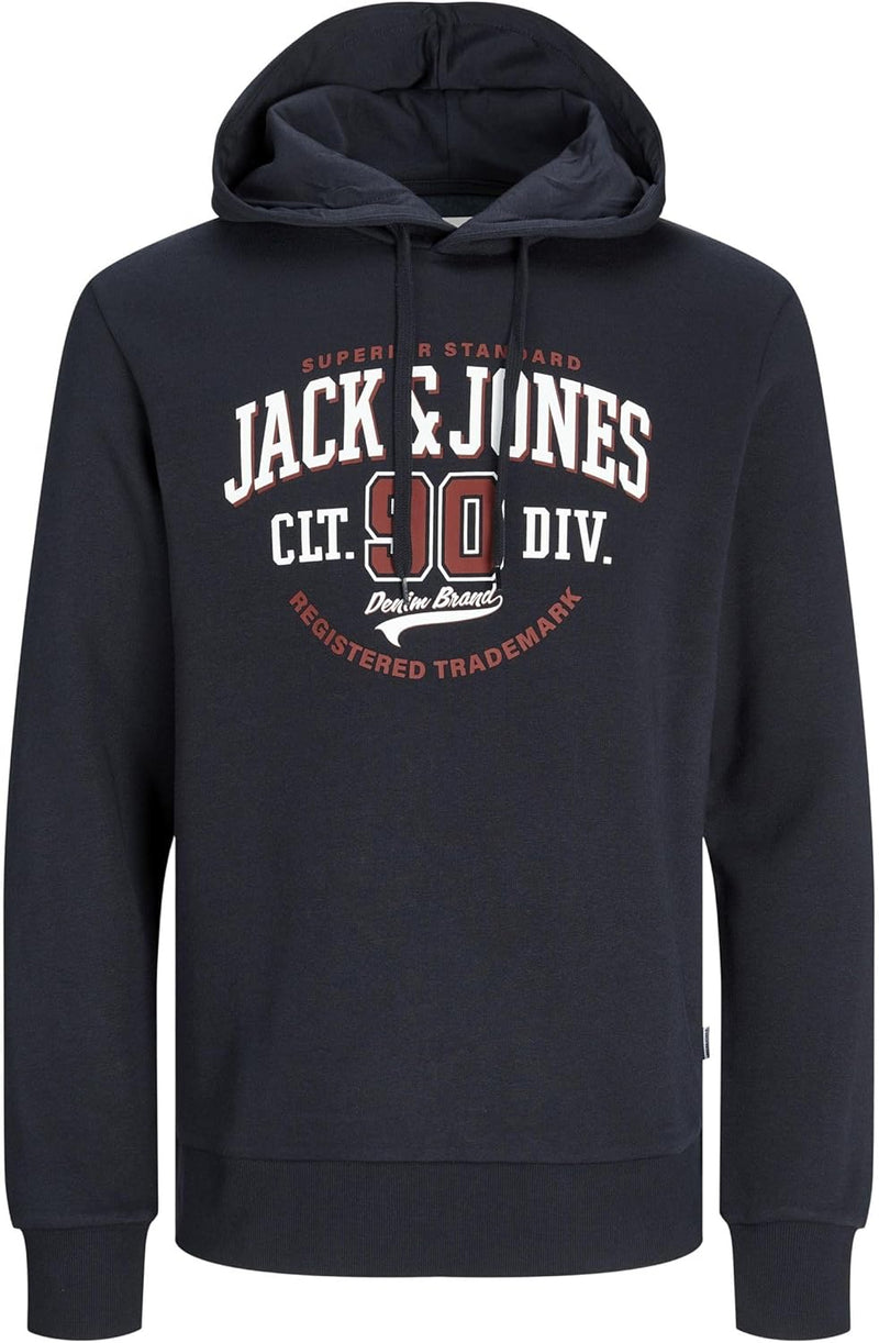 mens LOGO SWEAT HOOD 2 COL 24/25 Sweatshirt (pack of 1) - dark navy