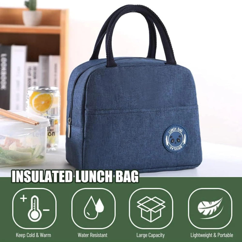 Insulated Mini Lunch Bag for Toddlers, Blue