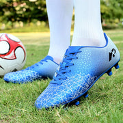 Football Boots Kids,FG/AG Soccer Athletics Training Shoes Men's Women's,Spikes Cleats Football Athletic Sneakers Boys Girls,Competition Trainers Fitness For Adult Youth,30-45 Size