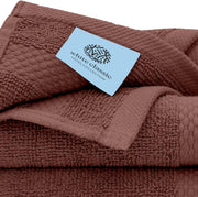 White Classic Luxury Cotton Washcloths - Small Hotel Spa Bathroom Face Towel | 12 Pack |