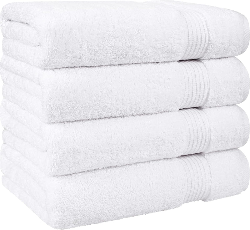 Cotton Paradise Hotel & Spa Quality, Absorbent and Soft Decorative Kitchen and Bathroom Sets, 6 Piece Turkish Towel Set, Includes 2 Bath Towels, 2 Hand Towels, 2 Washcloths, Charcoal Grey