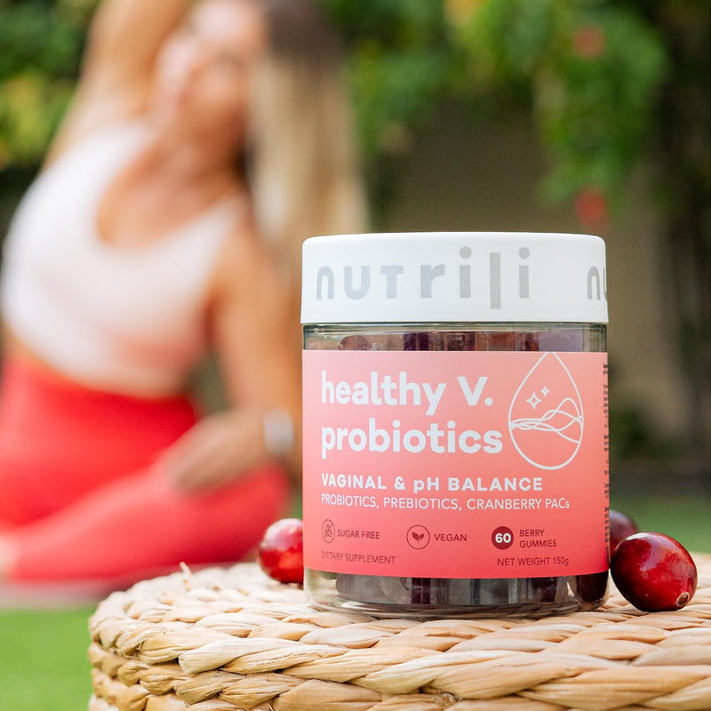 Healthy V. Probiotics For Women & Prebiotics, Cranberry & D-Manose Digestion, Vaginal & pH Balance