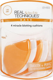 Miracle Complexion Sponge, 0.9375 ounce (Pack of 2), Latex-Free, Polyurethane Foam, Multi-Purpose, Round Bottom Makeup Sponges, Ideal for Blending - Pack of 4 Blotting Cushion