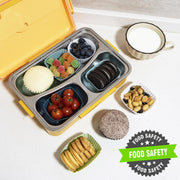 52 Pcs Silicone Bento Box Accessories Set - Lunch Dividers, Food Picks & Muffin Cups, BPA Free Kids Lunch Containers for School, Picnic, Party, Travel