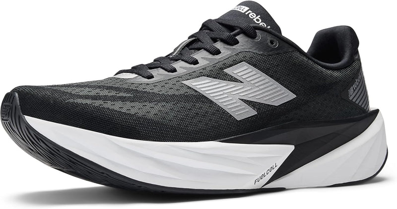 Fuelcell Rebel V5 Running Shoes - Black/Silver Metallic/White