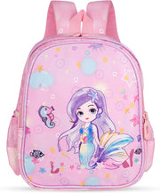 School Backpack for Kids Girls 8LStylish Durable Water-Resistant Backpack Shoulder School Bags for Girls Kids Birthday Gift - Magical Mermaid