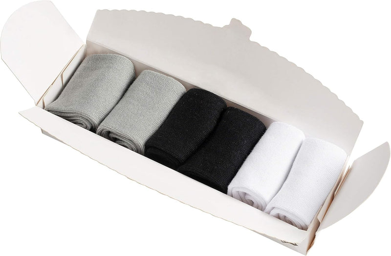 Silky Toes Infant Bamboo Socks Baby Boy Girl Gift Set (6-12M, Basic (1))