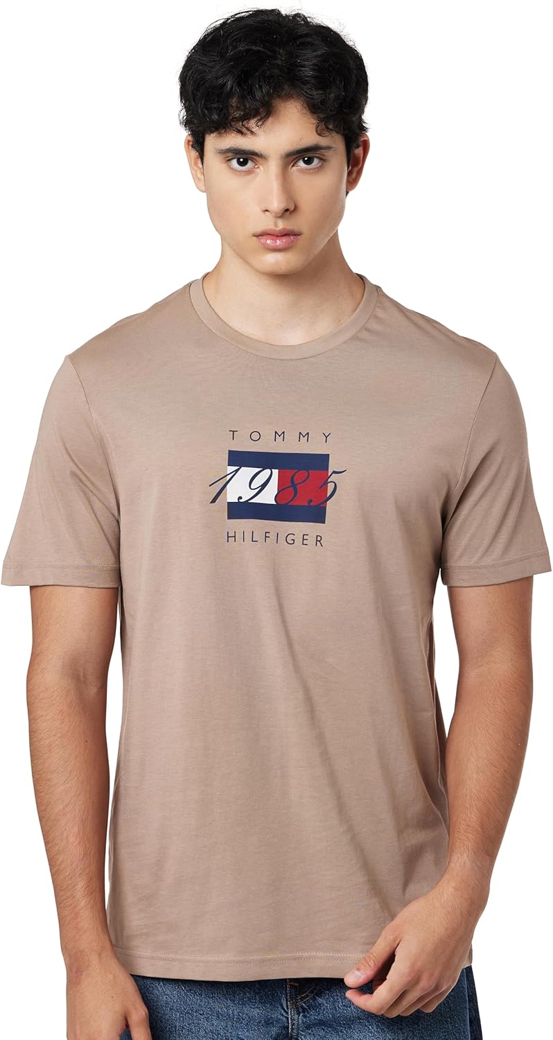 Mens Linear flag graphic T-Shirts (pack of 1)