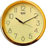 Ajanta Plastic Abstract Quartz Analog Wall Clock - Model No.957 (260Mm X 260Mm X 33Mm, Ivory) - 26 cm x 26 cm x 3.3 cm
