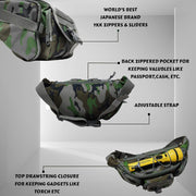 Trail Sports Waist Bag, Woodland Camo, 18 9 35 cms, Fanny Pack
