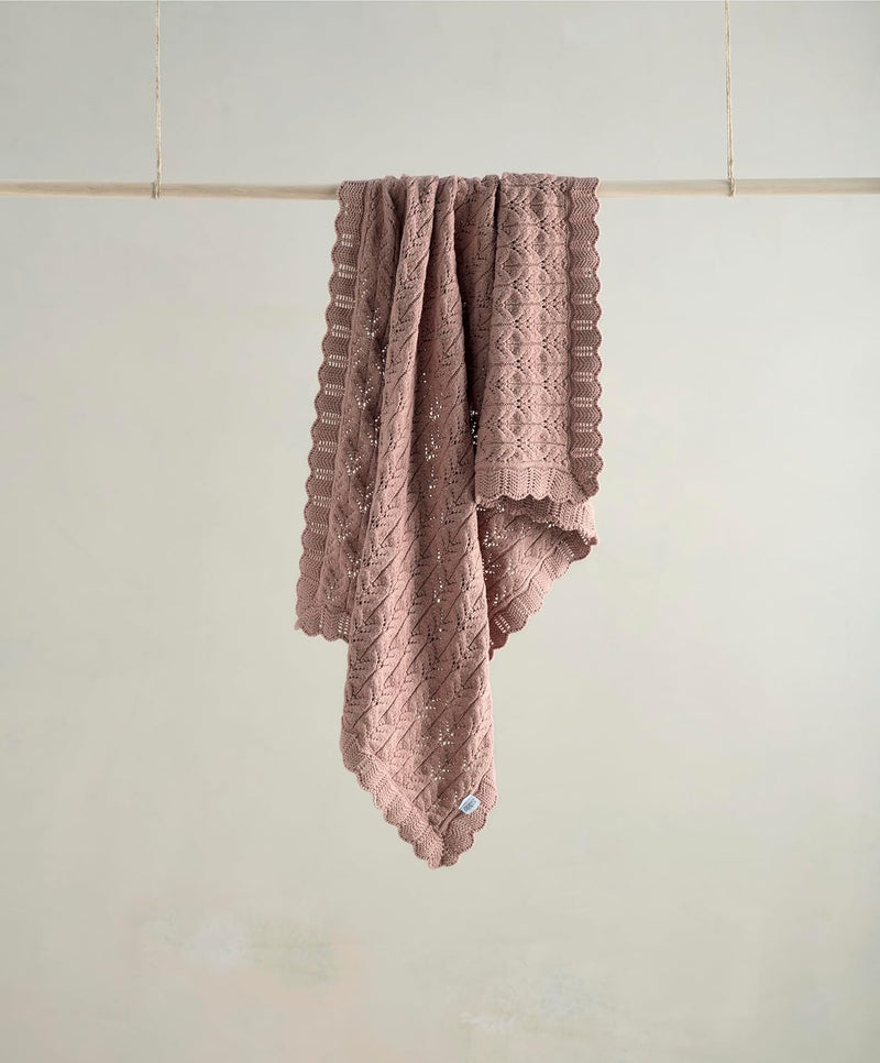 Mamas & Papas Small Knitted Blanket, Wildflower