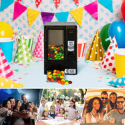 Cute Manual Candy Dispenser for Desktop, Mini Vending Machine for Mini Candies, Birthday Christmas Gift for Girls Friends (Black)