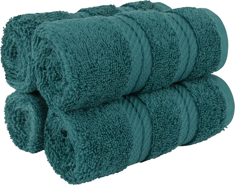 American Soft Linen GMSD 6-Piece 100% Turkish Genuine Cotton Premium & Luxury Towel Set for Bathroom & Kitchen, 2 Bath Towels, 2 Hand Towels & 2 Washcloths [Worth $72.95] - Rockridge Grey