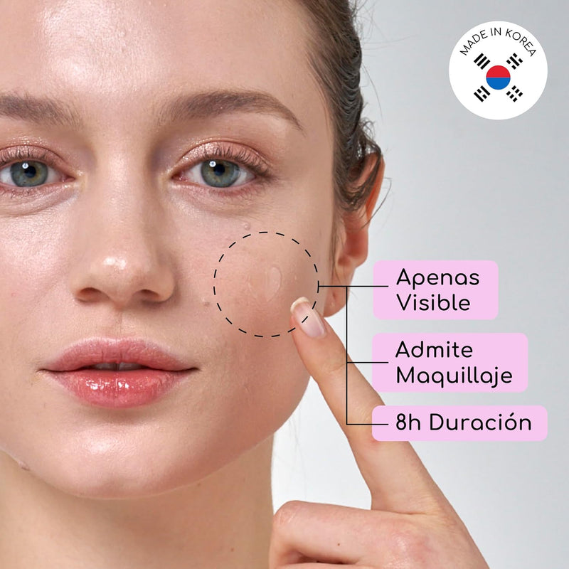 Kocostar Heart Shape Face Spot Patch With Attached Mirror Targeted Treatment For Blemishes Convenient Application 3Pouch/12 Spot Patches