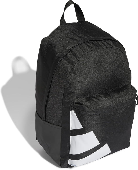 adidas Classic Back-to-School Badge of Sport Backpack, Recycled Polyester, Black