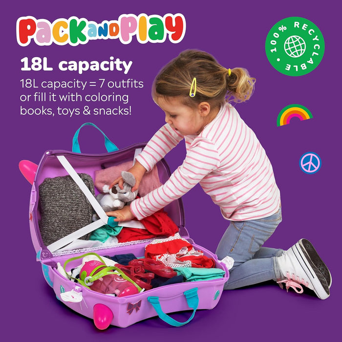 Trunki Harley The Ladybug Ride On Suitcase Red TI0092-GB01