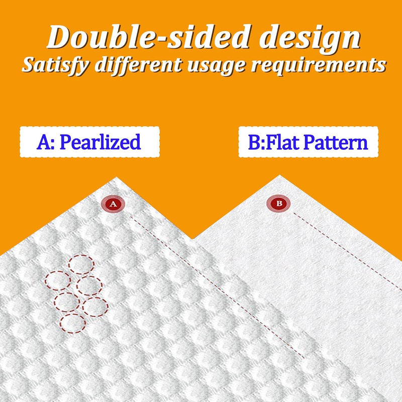 2 Pack Face Towels Disposable, 80 Count Ultra Thick Facial Wash Cloths for Sensitive Skin, Lint-Free, Chemical-Free, Clean Skin Club Face Towels
