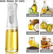 Oil Sprayer for Cooking, 200ml Olive Oil Sprayer Mister, Olive Oil Spray Bottle, Kitchen Gadgets Accessories for Air Fryer, Canola Oil Spritzer, Widely Used for Salad Making, Baking, Frying, BBQ