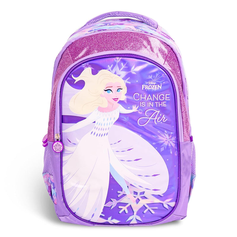 TRUCARE Disney Frozen 18 Inch Kids School Bag - Ergonomic Backpack Lightweight, Durable, Students 6+ - Perfect for Travel & School,For Girls