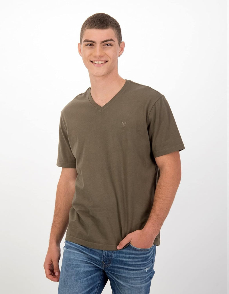 American Eagle Mens Short Sleeves Basic V-Neck T-Shirt T-Shirt (pack of 1)
