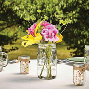 Premify 4pcs 32oz Glass Mason Jars with Airtight Lids Large Wide Mouth Canning Jars For Food Storage, Pickling, Fermenting, and Preserving -Clear Glass Containers for Kitchen Organization
