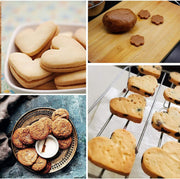 12PCS Vegetable Fruit Cookie Cutter Shapes, Mini Cookie Stamps Mold for Kids Crafts Baking Decorating Food, Stainless Steel Crafts for Kitchen